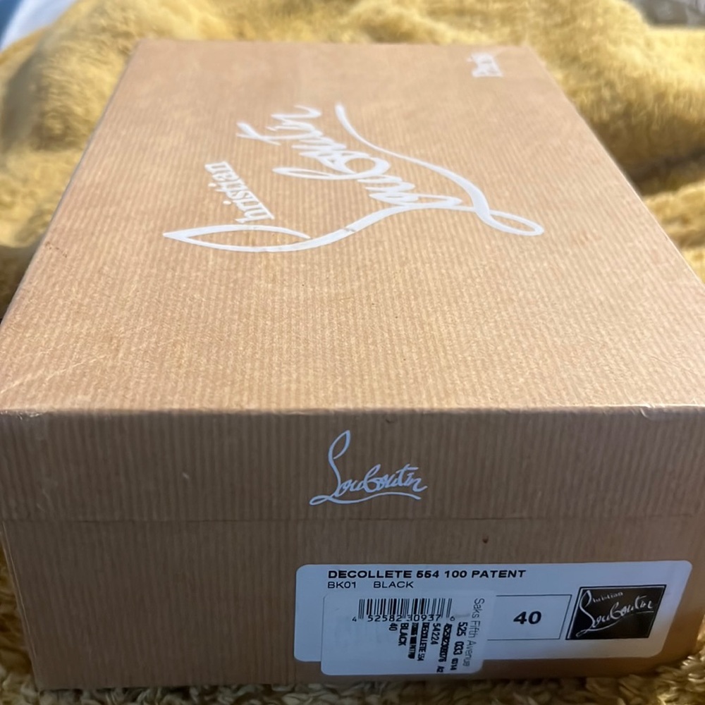 Christian Louboutin Décolleté 554 100 Patent size 40